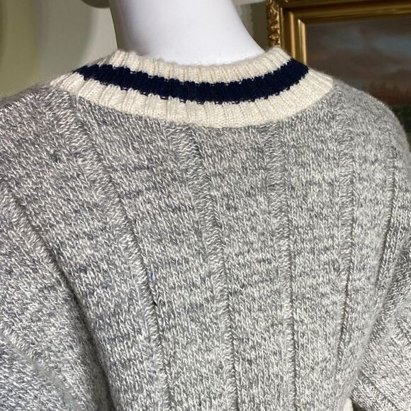 Vintage Daniel Hechter Wool Blend Cable Knit Preppy Sweater - Picture 4 of 16